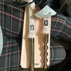 Lange Pink Curling Wand Set